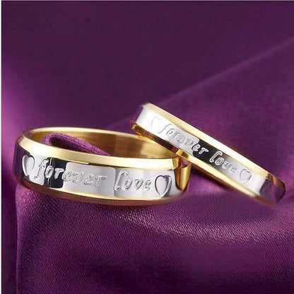 Forever Love Couple Ring | Gold