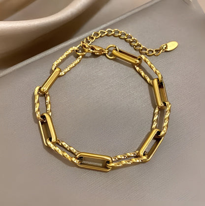 Chunky Link Lorielle Bracelet | Gold
