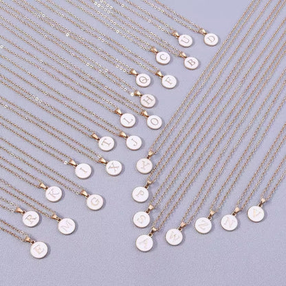 Monette Initial Necklace | Gold