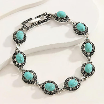 Corvelle Noble Emblem Bracelet | White Gold