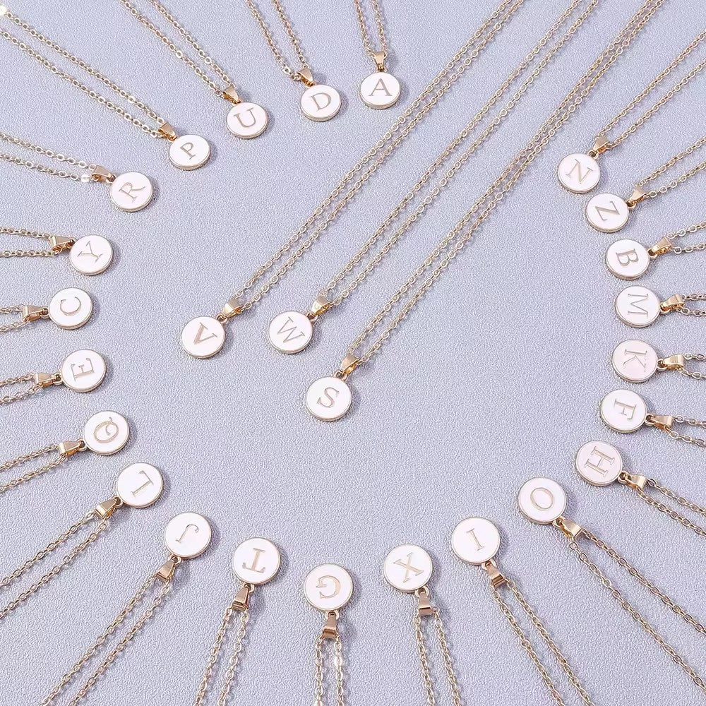 Monette Initial Necklace | Gold