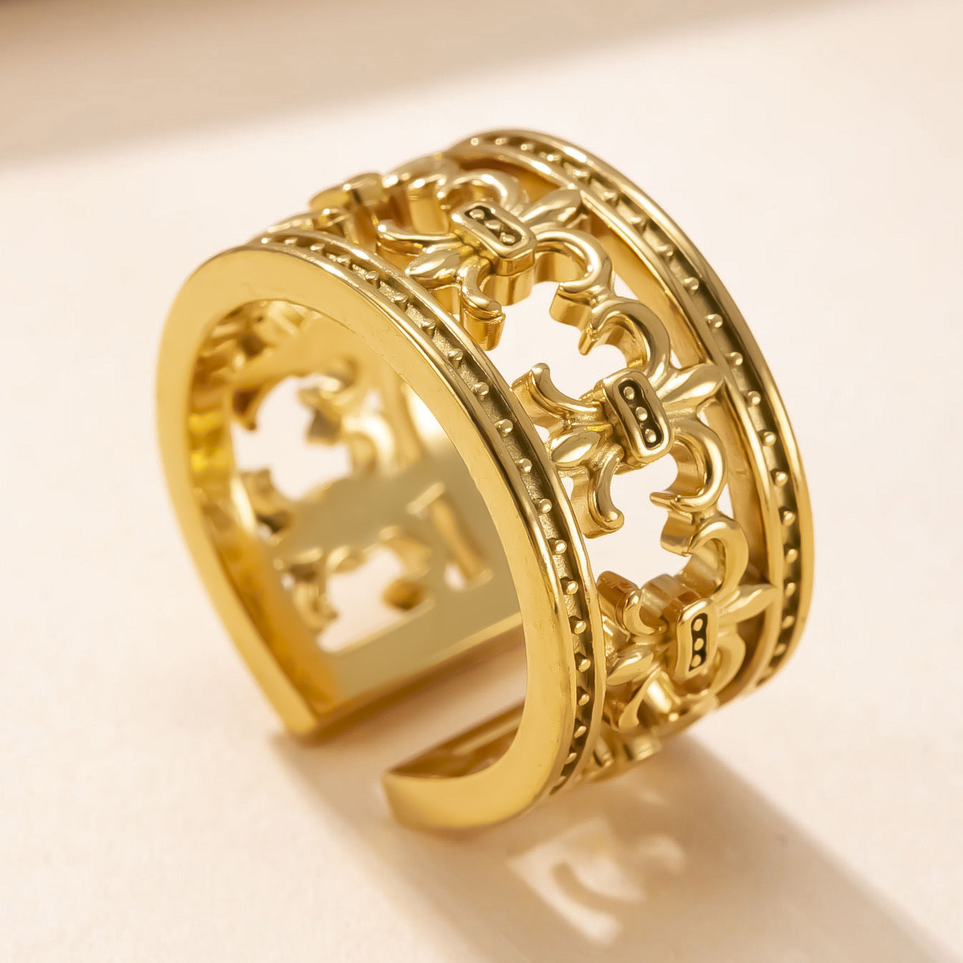 Forge Imperial Crown Ring | White Gold