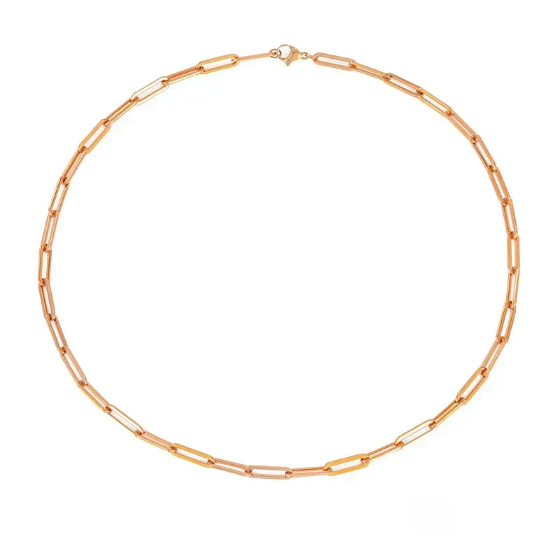 Archen Elegant Chain Necklace | White Gold