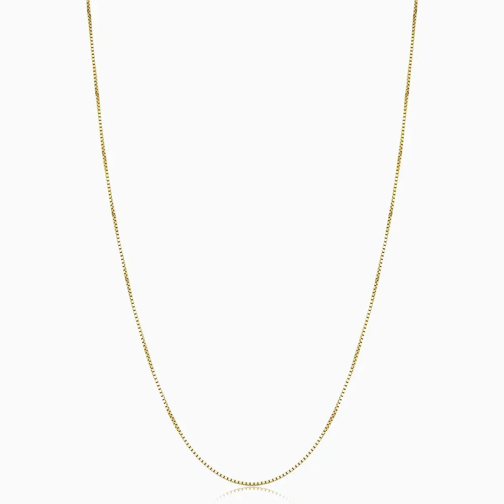 Bodega Box Necklace | Gold