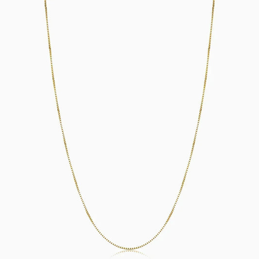 Bodega Box Necklace | Gold