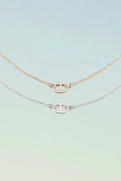 Isla Marina Necklace | White Gold