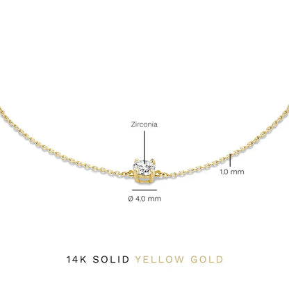 Cléa Stone Bracelet | White Gold