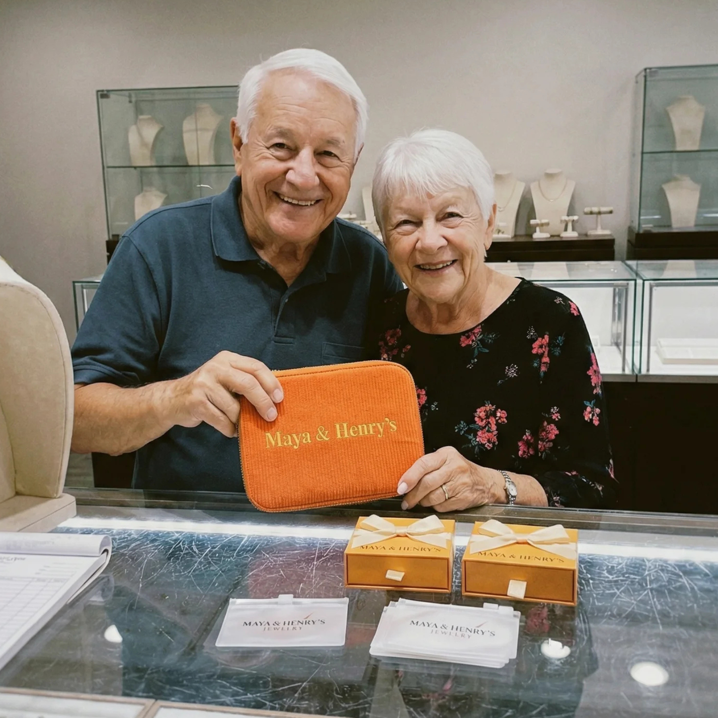 Golden Grace Pearl Jewelry Set | White Gold